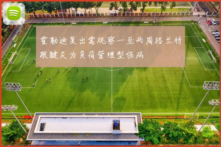 霍勒迪复出需观察一至两周格兰特跟腱炎为负荷管理型伤病